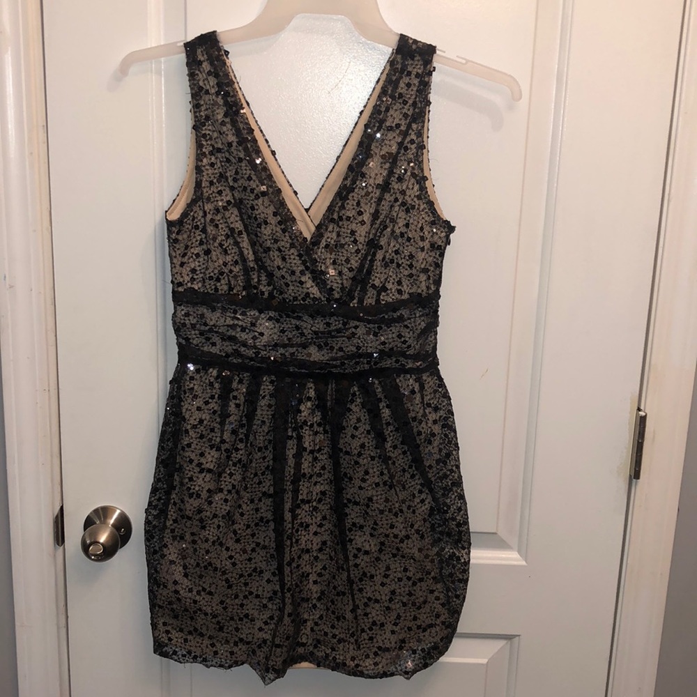 C. Luce black sequin dress SZ small